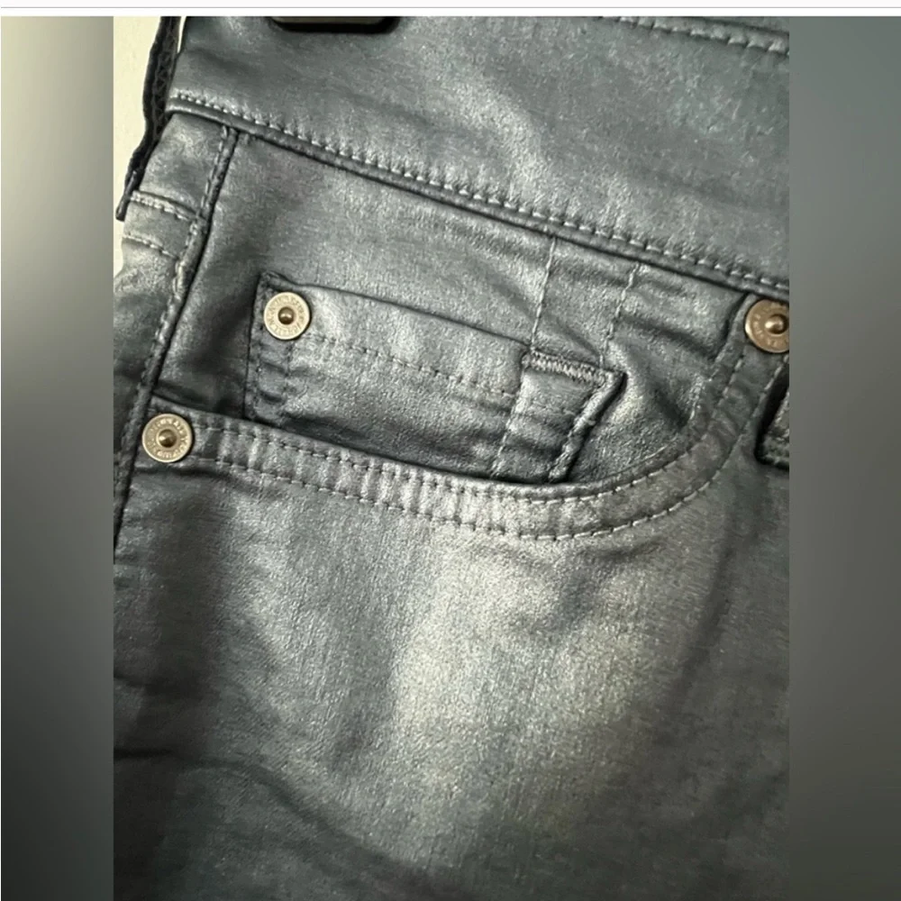 7 For All Mankind Metallic
Coated Skinny Shimmer
Jeans Sz 28 - Picture 7 of 15